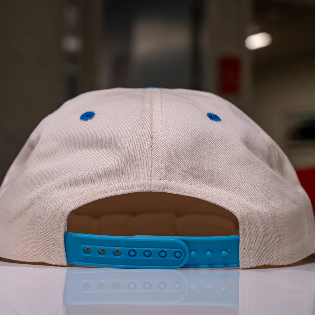 Work From Home 5 Panel - Cream / Blue